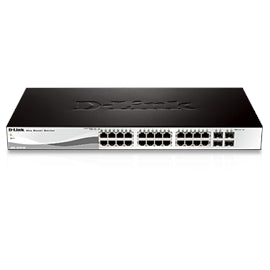 DGS121028 D-Link Network DGS-1210-28 24Port GbE Switch 4PT SFP WebSmart 10 100 1000 RTL