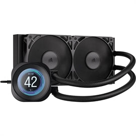 Corsair Memory CW9061031WW Corsair Fan CW-9061031-WW NAUTILUS 240 RS LCD Liquid CPU Cooler Retail