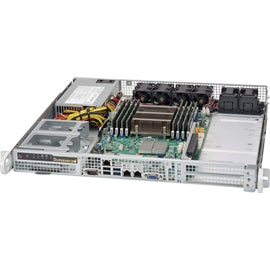 CSE515505 Supermicro CSE-515-505 1U 4x2.5Fixed w Bracket or 1xFixed 3.5 500W Brown Box