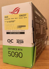 ASUS NVIDIA GeForce RTX 5090 ROG Astral BTF OC Triple Fan 32GB GDDR7 OPEN BOX