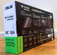Asus TUF-RTX5070-O12G-GAM TUF Gaming GeForce RTX 5070 12GB GDDR7 OC Graphic Card